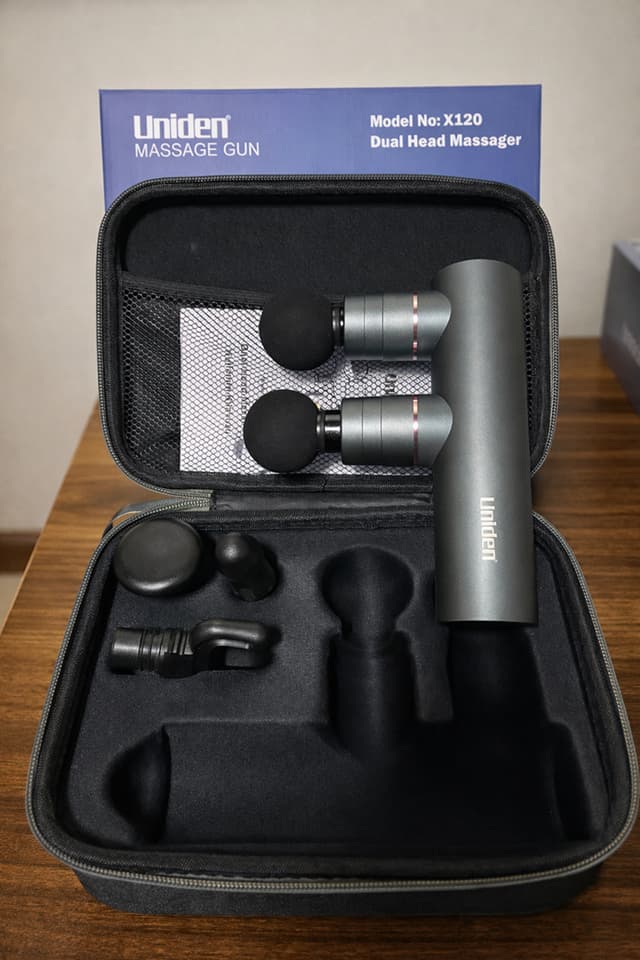 Uniden X120 Çift Başlıklı Masaj Tabancası